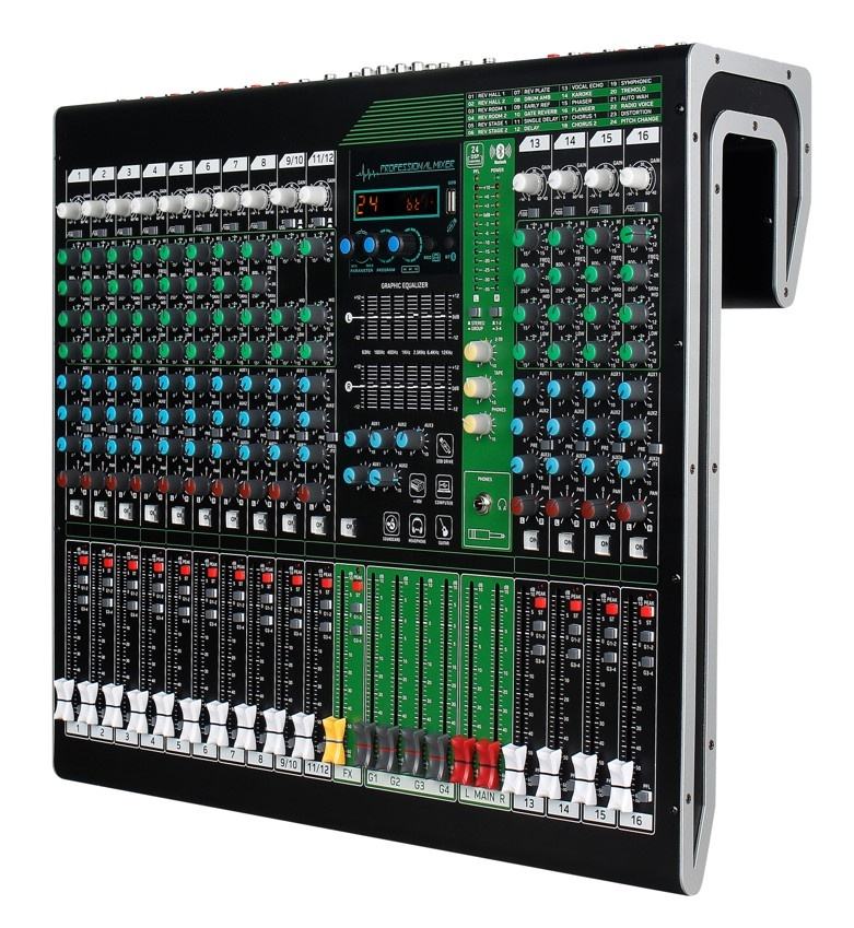 Stage Performance Mixer 12 Channel Mixer with Built-in Player - Professional Audio