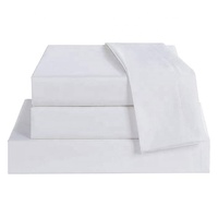 Ensemble de draps de lit Queen Size, ensemble de draps de lit King Size, ensemble de draps de lit 4 pièces en microfibre