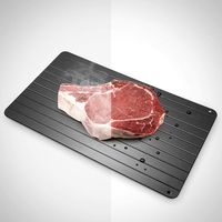 Plateau de décongélation rapide en aluminium pour aliments surgelés, idéal pour le barbecue