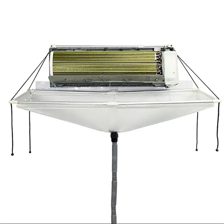 Housse De Protection Pour Climatiseur Mural - Tissu élastique Tricoté Anti-poussière 35-37 Pouces, Gris Clair - 2