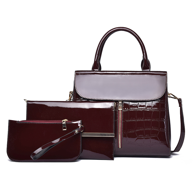 Mode en cuir véritable sacs à main pour femmes en cuir pu imperméable à l'eau dames sac