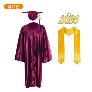 Cross-border Bachelor's Gowns College Student Knitted Graduation Dresses <b>Doctoral</b> Master Gown <b>Sets</b> Factory Direct Sales Spring - Product Image 2