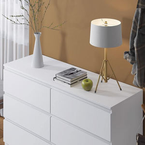 ジアメイジア モダンホワイトドレッサーとチェストオブドロワーズ、ミニマリストデザインの寝室収納用 - Product Image 5