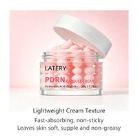 Crème en capsules PDRN avec acide hyaluronique et peptides, hydratante, réparatrice, raffermissante, lissante des ridules, crème hydratante pour la barrière cutanée