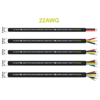 Câbles électriques de signalisation à faible courant certifiés PVC AOHUA UL2464 24AWG 2464 2p 3p 4p 5p 6p