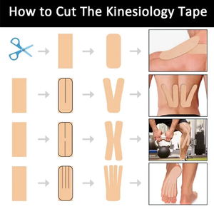 Cinta Kinesiológica Elástica Precortada con Logotipo Personalizado, Impermeable, para Fisioterapia de Rodilla, Deportes y Músculos - Product Image 5