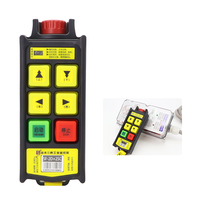 Control Remoto Inalámbrico Industrial de 4 Teclas con 2 Velocidades Dobles + 2 Velocidades Simples, IP67 Impermeable, Anti-interferencias, Parada de Emergencia, 36V-440V