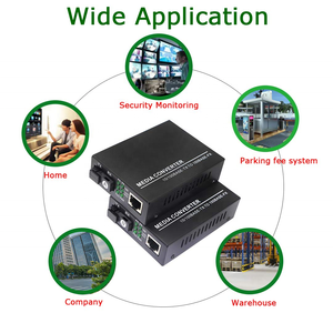 Sợi <span class=keywords><strong>Ethernet</strong></span> phương tiện truyền thông chuyển đổi duy nhất-chế độ 10/100Base-TX để 100BASE-FX RJ45 để SC sợi thu phát lên đến 25KM - Product Image 6