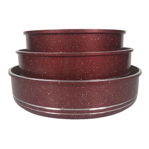 Juego de Bandejas Redondas para Horno de 3 Piezas de Aluminio Forjado Antiadherente para Asar - Product Image 2