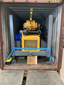 Machine de forage d'eau diesel portable sur chenilles, foreuse pneumatique pour puits d'eau 500m - Product Image 6