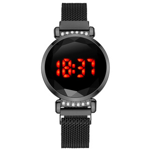 Reloj de Mujer con Diamantes de Imitación y Pantalla Táctil, Reloj Electrónico con Correa <span class=keywords><strong>Milano</strong></span> - Product Image 3