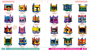 Lilytoys Wholesale Inflat Jumping Kids Giant Inflatable Bounce House Commercial Bouncy Castle With Slide Combo