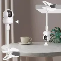 Support universel pliable pour moniteur bébé 41cm/25cm, pince de fixation sans perçage 1/4'', support de caméra, kit de fixation pour webcam