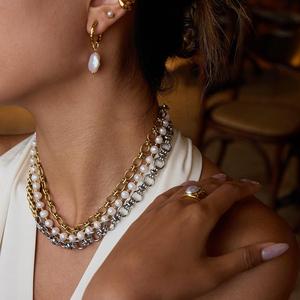 Collana Retrò Bohémien con Catena in Acciaio Inossidabile, Design Originale, Gioiello Natalizio - Product Image 2