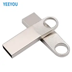 Metallic Mini HighSpeed USB Flash Drive Water and Shock Resistant Compact Design Custom Logo Printable USB 2.0 & 3.0