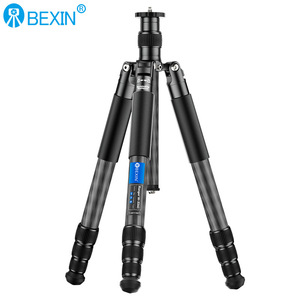 ขาตั้งกล้องคาร์บอนไฟเบอร์ Bexin ระดับมืออาชีพ เส้นผ่านศูนย์กลาง 33 มม. 3 ท่อน แบบล็อคเกลียว พกพาสะดวก รองรับกล้องดิจิตอล - Product Image 1