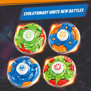 SY Boys Top Front Burst War Spirit Competitive Spinning Gyro Competitive Game Toys Kids Cool Rotation Fighting Gyro Play Sets - Product Image 3