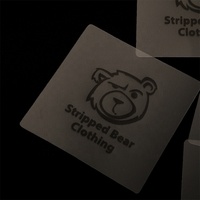 Haute Fréquence Personnalisé Mini Étiquettes Impression Ours Mignon Animal Logo Transparent TPU Maillots De Bain Étiquettes