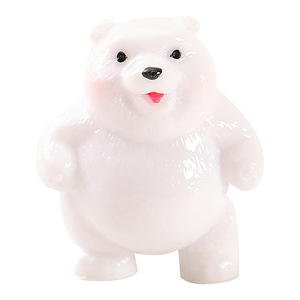 Juego de figuras de resina en miniatura Happy Bear, conjunto de cuatro figuras con forma de animal, adorno artesanal para decoración del hogar - Product Image 5