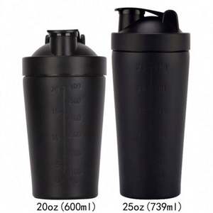 Vaso Mezclador de Proteínas para Gimnasio, Ecológico, de Acero Inoxidable 304 Aislado, con Logotipo Personalizado, Apto para Agua Hirviendo - Product Image 3