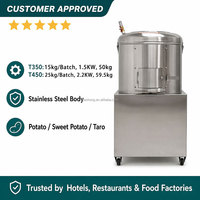 Hoge productiviteit aardappel schilmachine centrifugale schiller groentewasser en schilmachine voor aardappelen, taro en zoete aardappel