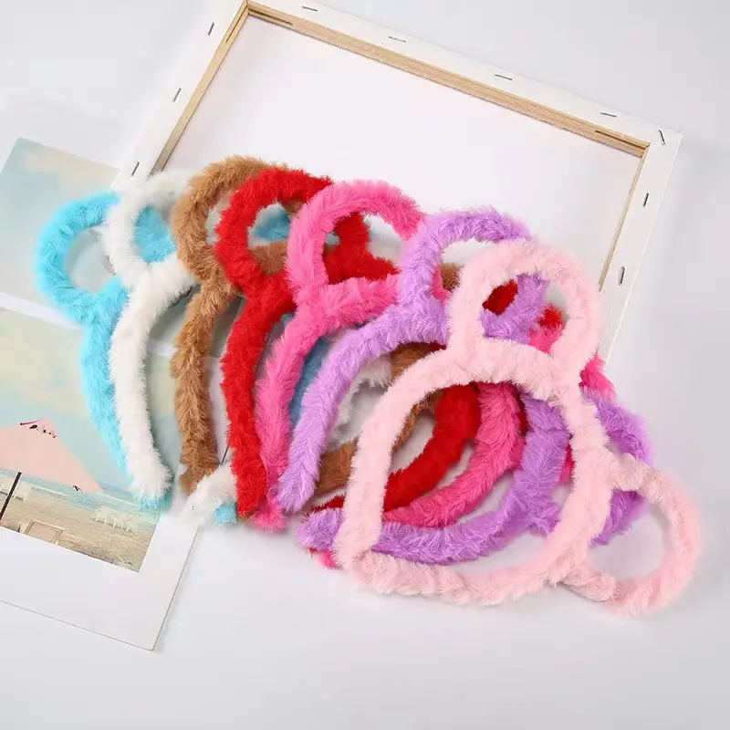 Manufacturer direct selling fashion MICKEY BEAR head hair hoop women's lovely hair band candy color Headband