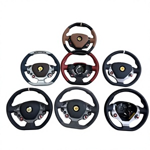 Volant de voiture de haute qualité adapté à la modification Ferrari, en fibre de carbone et cuir, nouveau modèle 2024 - Product Image 5