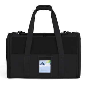 Fashionable Transparent Pet Transport Bag Oxford Material Breathable and Portable for Airline Travel for <b>Cats</b> Other Animals - Product Image 4
