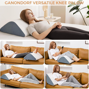 Knee Wedge Pillow for Post-Surgery Recovery-Leg Elevation Support Alleviating Lower Back in Ankles Legs Triangle Pillow - Product Image 6