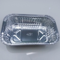 Cetakan Roti Mini Aluminium Sekali Pakai 124 X 81 X 32 mm 200 ml Loyang Pizza Kue Cupcake Roti  Wadah Aluminium Foil