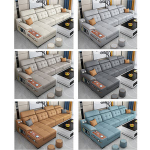 Canapé d'Angle Convertible avec Rangement, Cadre Moderne, Coulissant <span class=keywords><strong>2</strong></span> <span class=keywords><strong>Places</strong></span>, <span class=keywords><strong>Meuble</strong></span> de Salon, Canapé-<span class=keywords><strong>Lit</strong></span> <span class=keywords><strong>Pliant</strong></span> - Product Image 5