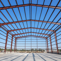 Bâtiment préfabriqué en acier personnalisé, structure en acier soudé galvanisé à chaud, atelier, entrepôt industriel lourd avec conception gratuite