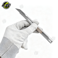 Couteaux de découpe professionnels CLEZE Premium en acier inoxydable à verrouillage automatique, couteau à découper le vinyle, outils pour la teinture des films de fenêtres