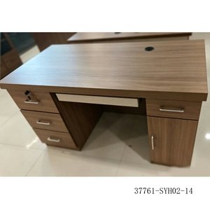 Bureau de direction en bois de qualité commerciale, haut de gamme et minimaliste 37761-SYH01-12 - Product Image 6
