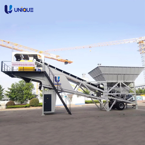 Vollautomatische, günstige, kleine, tragbare Betonmischanlage aus China mit 25 m³/h Kapazität, mobile Fertigbeton-Mischanlage - Product Image 4