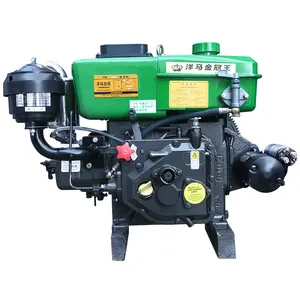 180 Elektrische Start Vaste Dieselmotor Voor Waterpomp Generator Gekoelde Eencilinder Viertaktmotor