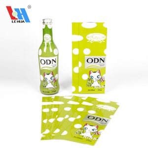 Film rétractable en plastique <span class=keywords><strong>PET</strong></span>/<span class=keywords><strong>PVC</strong></span> personnalisé étiquette d'impression manchon rétractable étiquette pour emballage de bouteille de boisson/vin