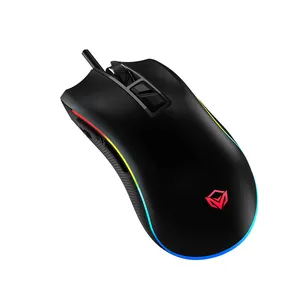 MEETION G3330 Gamer Profesional Macro 8000 DPI Light Turbo Fire Key Gaming Mouse Rgb Black USB Optical Wired 7 Oz / 210 Ml Led