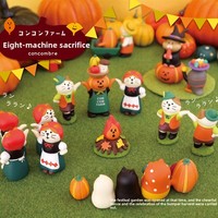 Figurine de chat japonais tendance style ZAKKA pour Halloween, cadeau, artisanat en résine fait main, décoration, emballée individuellement