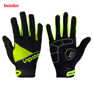 Gants de cyclisme Bodun à doigts entiers, respirants, antidérapants, avec sangle de poignet réglable, pour VTT, conduite en plein air, unisexe, adulte - Product Image 3