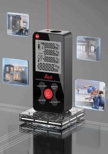 Mètre laser numérique rechargeable 50 m, outil de mesure de distance, de surface et de volume portable avec écran LCD, mètre laser haute précision - Product Image 2