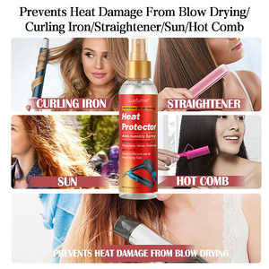 Protecteur thermique, protège <span class=keywords><strong>du</strong></span> chaleur des traitements coiffants, <span class=keywords><strong>spray</strong></span> de protection capillaire à la kératine contre la chaleur - Product Image 4
