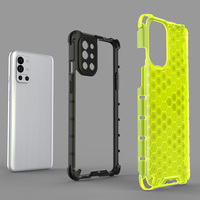 Couverture arrière de coque de téléphone mince transparente en nid d'abeille antichoc de Offre Spéciale qualité pour Oneplus 9R