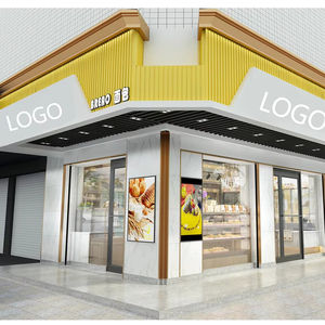 Exhibidor de Panadería para Diseño de Interiores, Mueble de Exhibición para Tienda, Mostrador de Panadería de Madera Lacada Personalizado de Fábrica - Product Image 3