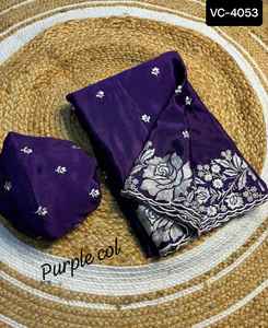 Femmes à la mode Fantaisie Saree pour Mariage et Festival Porter Soie Designer Sari Collctions Pakistanais Salwar Kameez Costume à Bas Prix - Product Image 6