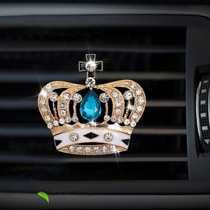 Car Air Conditioner <strong>Vent</strong> <strong>Clip</strong> Air Freshener Auto Interior Bling Diamond Crown Decoration Car Aroma <strong>Diffuser</strong> - Product Image 3