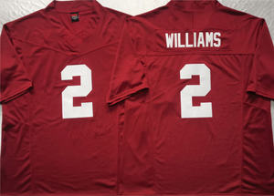 Toptan kolej futbol formaları 4 # milmil2 # WILLIAMS 31 # ANDERSON JR en kaliteli dikişli VP sınırlı futbol forması - Product Image 5