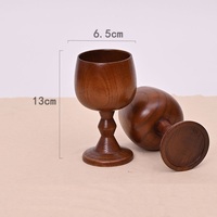 Original Source bois massif léger luxe rétro tasse en bois massif grande tasse à boire en bois massif