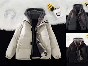 Chaqueta <span class=keywords><strong>de</strong></span> <span class=keywords><strong>Invierno</strong></span> Acolchada para Hombre, Informal, Transpirable, Ecológica, Reversible, Impermeable y Resistente al Viento, con Forro <span class=keywords><strong>de</strong></span> Plumón Cálido - Product Image 6