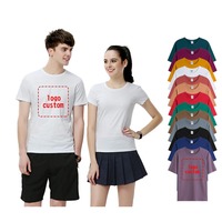Custom Heavyweight 100% katoenen heren oversized T-shirt plus size grote lange wijde pasvorm cropped lengte print logo gebreid 260 gram